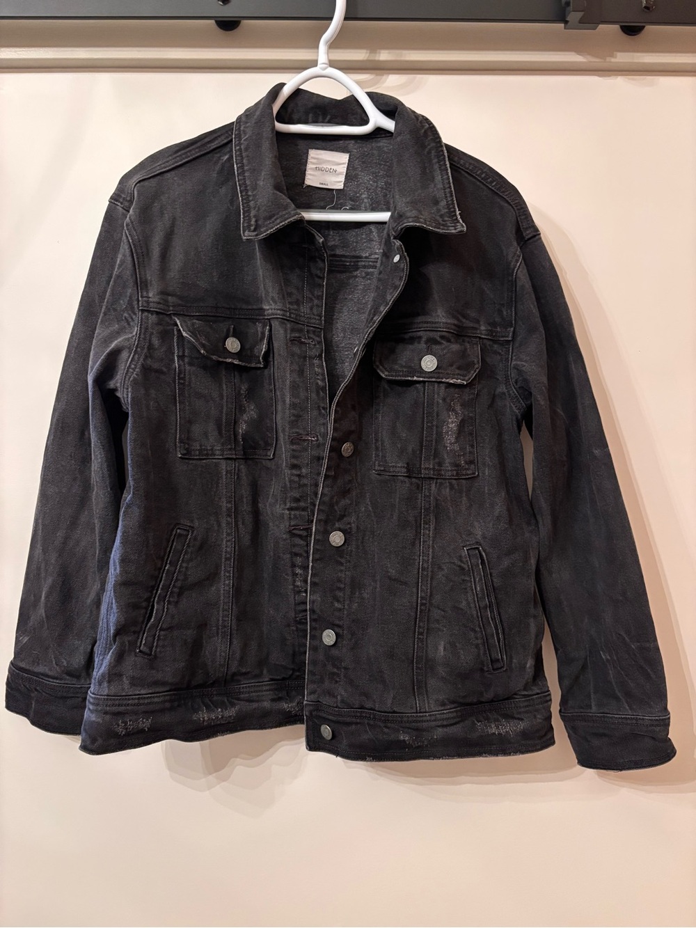 Women's Black Denim Jean Jacket - Unbranded Classic Trucker
